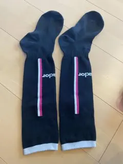 Jope サッカーソックス 黒 ストライプ