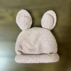 petit main 耳付きニット帽 ピンク サイズF