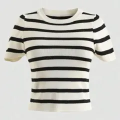SHEIN ボーダートップス