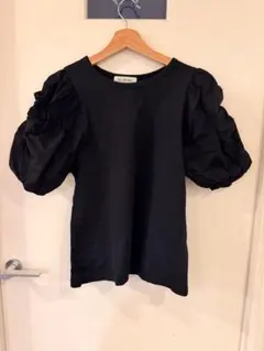 Ray Beams レイビームス パフスリーブカットソー ブラックのサムネイル