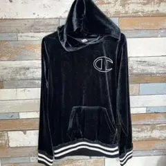 Champion ベルベットパーカー 160cm ブラック