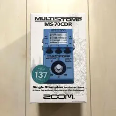 【ほぼ未使用】ZOOM MULTISTOMP MS-70CDR 本体のサムネイル