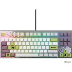 獅白ぼたん 英語配列 REALFORCE ゲーミングキーボード アクスタ付き 獅白ぼたん 英語配列 REALFORCE ゲーミングキーボード アクスタ付き