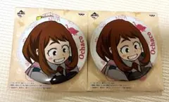 【僕のヒーローアカデミア】麗日 お茶子　ねことひと休み 缶バッジセット