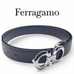 美品Ferragamo フェラガモ　ベルト リバーシブル　調整可 最大116cm