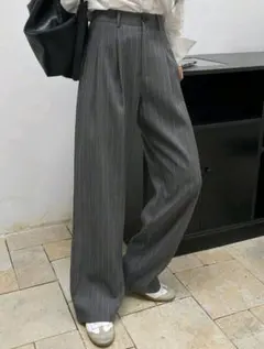 DAZY レディース ストライプ スラックス