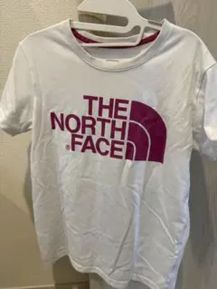 THE NORTH FACE Tシャツ ホワイト パープル M