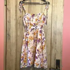 flower camisole tops　花柄キャミソール　平成　ギャルのサムネイル