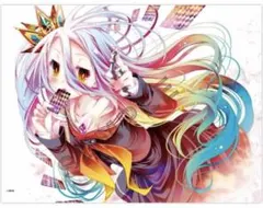 ノーゲーム・ノーライフ 逆バニー 白 シロ シュヴィ B2タペストリー 榎 