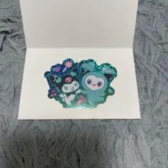 TWICE サンリオ　ホログラムステッカー　ミナ　クロミ