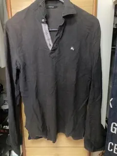 訳あり❗️特別価格バーバリーブラックレーベル長袖ポロシャツ