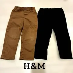 H＆M ボトムス 2本セット 80〜90