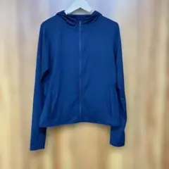 UNIQLO エアリズムパーカー ネイビー S