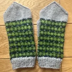 ミトン ダイヤパターン