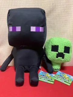 匿名配送　マインクラフト　ぬいぐるみ　2点セットのサムネイル
