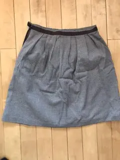 チェック　台形スカートのサムネイル