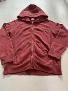 希少カラー】チャンピオン リバースウィーブ ジップパーカー バーガンディ 目無し