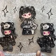 Diorキャラクター ステッカー 3枚セット