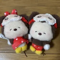 ディズニー　ぬいぐるみ　キーホルダー　ミッキー　ミニー　TOPTOY