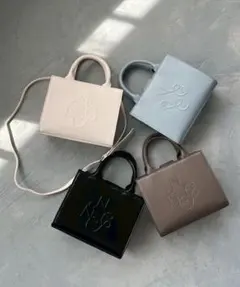 最終出品 新品タグ付き NICE CLAUP ハンドバッグ ライトピンク