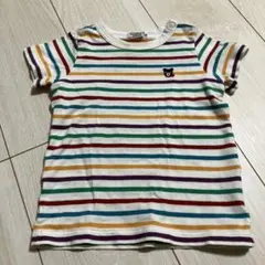 DOUBLE.B ストライプ Tシャツ 90 ミキハウス　ボーダー 80