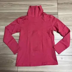 ユニクロ　タートルネック　ピンク　Mサイズ