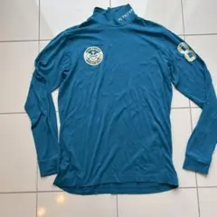 PEARLY GATES タートルネックシャツ 青