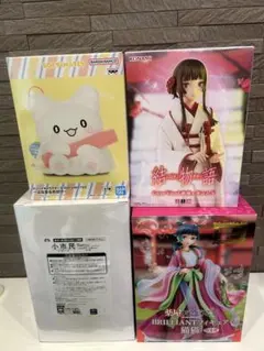 新品未開封　フィギュア4点薬屋のひとりごと 猫猫 / 結物語 戦場ヶ原ひたぎ 他