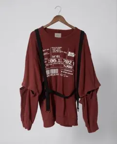 【SHAREEF】19AW SEPARATE SLEEVE BIG SWEATのサムネイル
