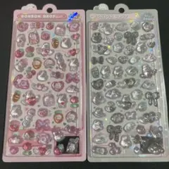 正規品　クーリア　ボンボンドロップシール　ももいろボンボン　しろくろボンボン