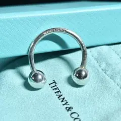 TIFFANY ティファニー ベースボールキーリング シルバー ヴィンテージ