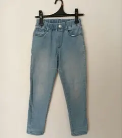 デニムストレッチパンツ　140 ライトブルー