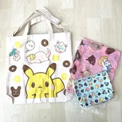 【未使用】 ピカチュウ トートバッグ エコバッグ ポーチ ポケモン まとめ売り