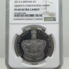 2022 エリザベス女王治世シリーズ 英連邦の国 £5銀貨 NGC PF69UC