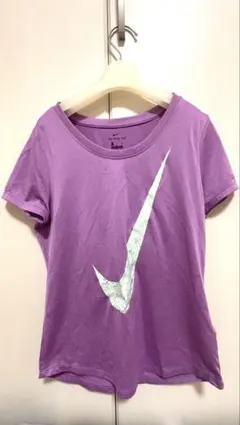 Nike Dri-FIT パープル Tシャツ L