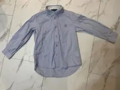 コムサイズム★カッターシャツ★サイズ110★ワイシャツ★ブルー系