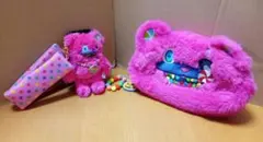 USJ ハミクマキャンディ　ぬいぐるみキーチェーン　ポーチ　2種セット