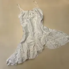 フェアリーグランジ 森ガール 全身セット フリル レース スカート カーディガン シアーカーディガン付き フリル スカート[品番：LCLW0006043