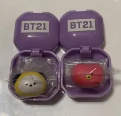 BT21 ぷくっとリング CHIMMY & TATA 2点セット チミー タタ