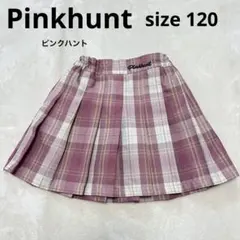 Pinkhurt ピンク系チェック プリーツスカート　美品