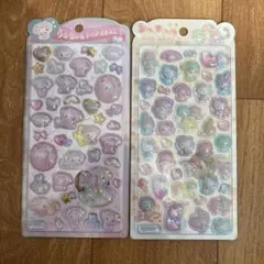 マイメロディ&キティ、キキララなどうるちゅるポップシール 2シートセット