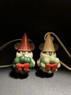 リルリンリン　カプセルトイ　2024 クリスマス　オーナメント 2個セット