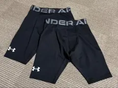 野球　アンダーアーマー　スライディングパンツ　ブラック　Mサイズ　２枚セット