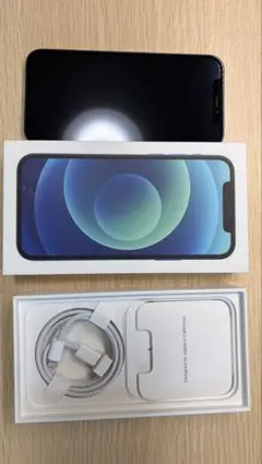 【美品】iPhone 12 ブルー 128GB