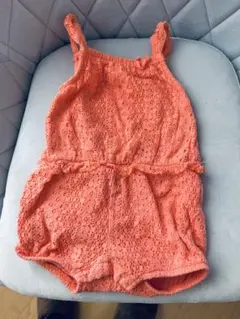 H&Mレース模様 ベビーサロペット