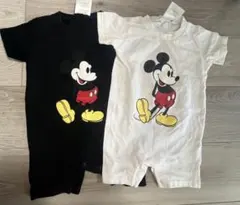 ミッキー　ロンパース 2点セット