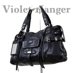 Violet Hanger 00s Y2K レザー マルチポケット バッグ 黒 - メルカリ