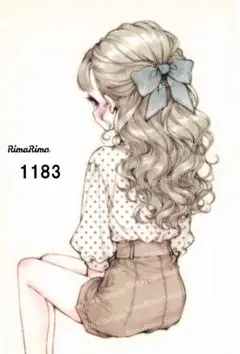 1183 オリジナルステッカー オリジナル人物ステッカー ステッカー シール