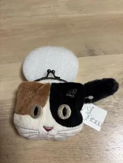 三毛猫 コインケースがま口