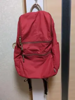 ace.エース　赤いナイロンリュック